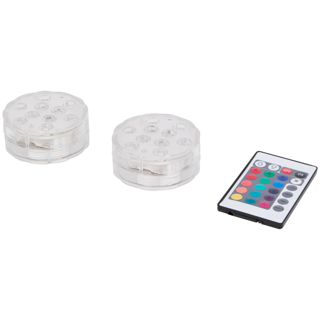 Waterdichte RGB ledverlichting 2 stuks