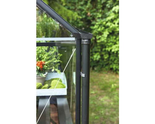 Halls Qube downpipe, 2 stuks, antraciet