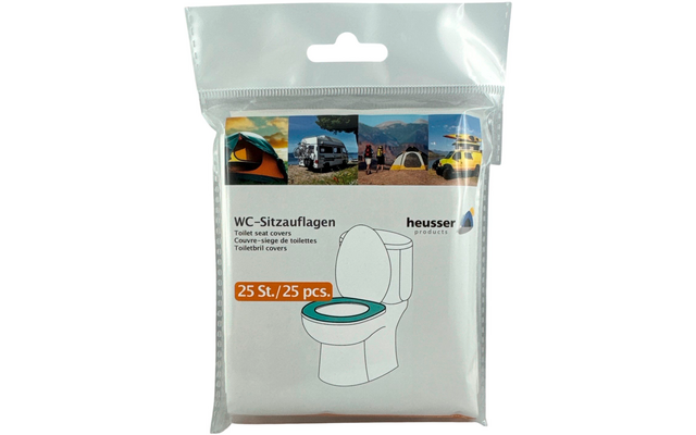 Heusser WC-Sitzauflagen Papierbrillen (25 Stück)