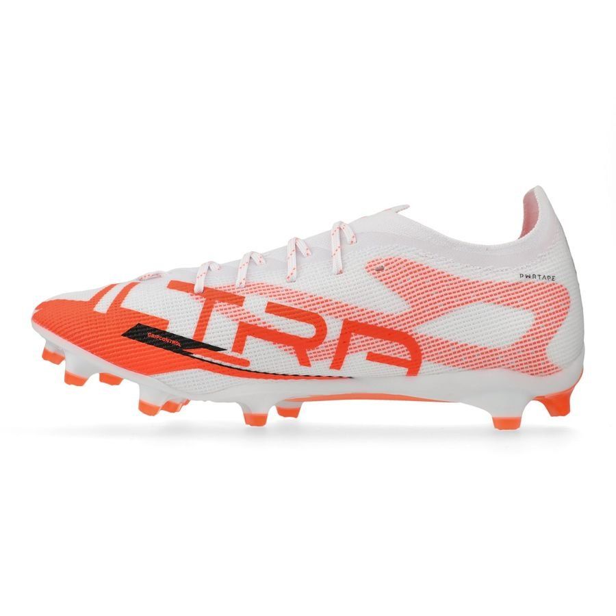 PUMA Ultra 5 Pro FG/AG Unlimited - Blanc/Noir/Glowing Red