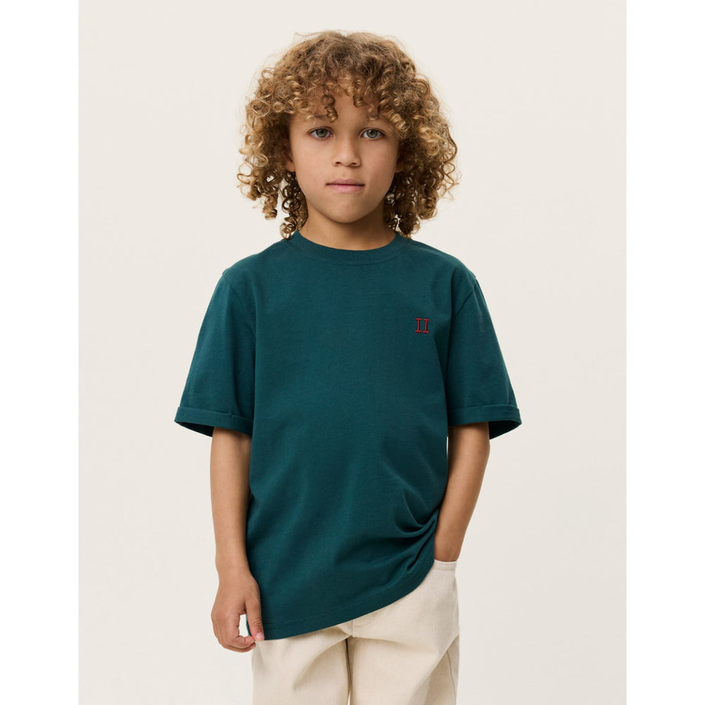 Køb Les Deux Kids Sea Moss Green Norregaard Contrast T-Shirt
