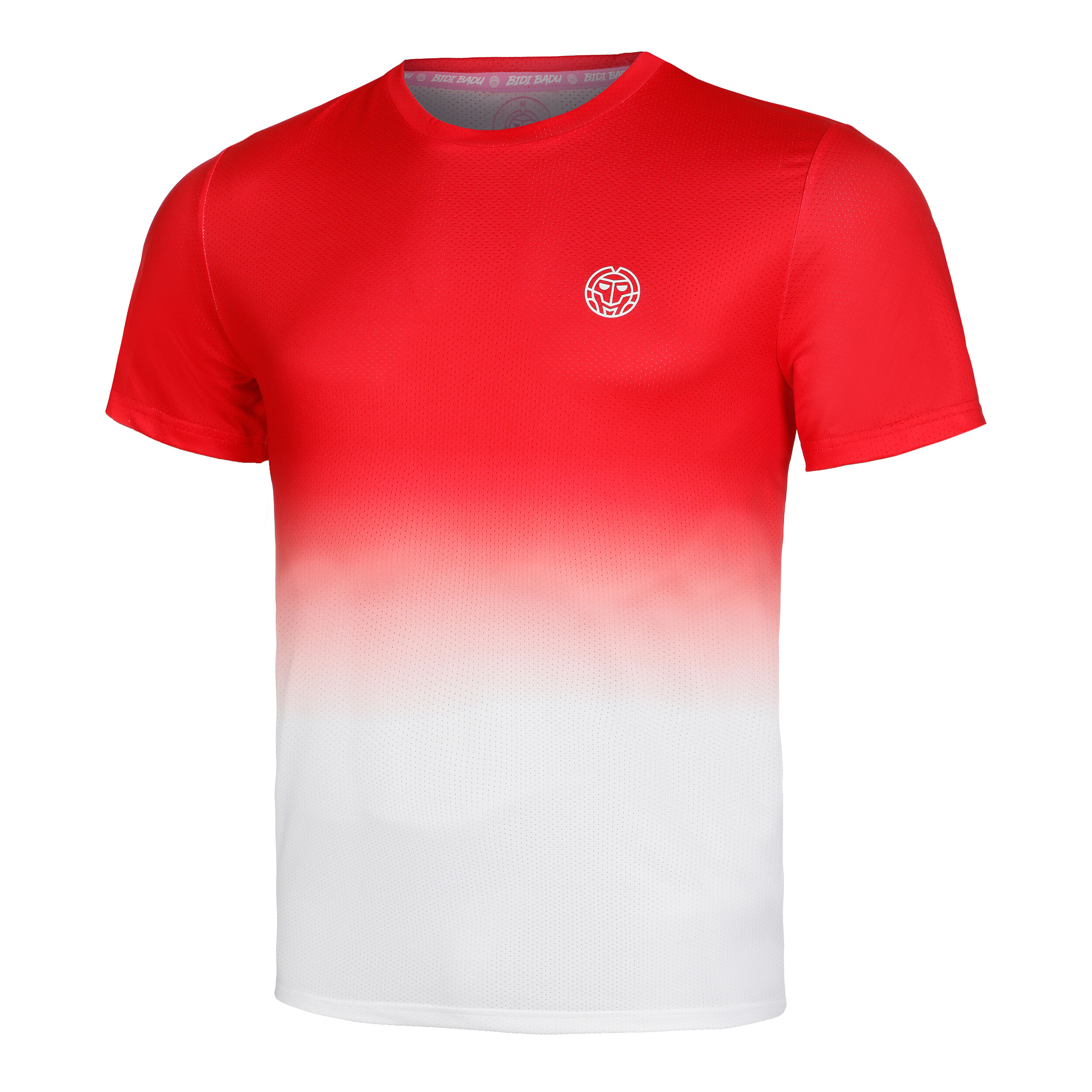 BIDI BADU Crew Gradiant T-shirt Hommes - Rouge , Blanc
