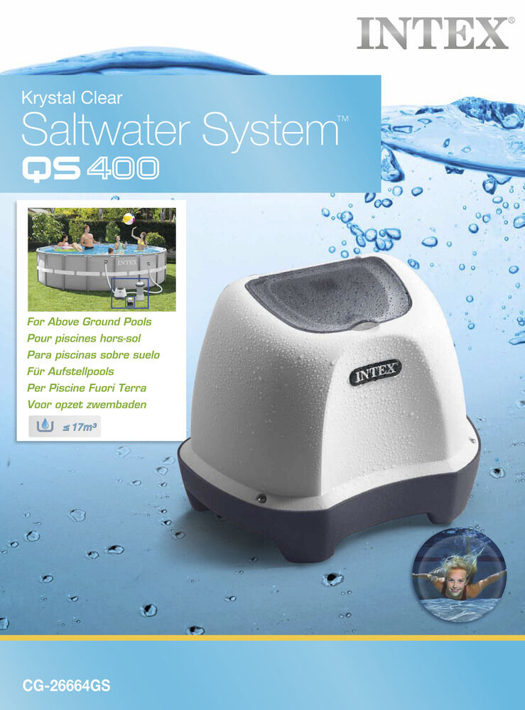 Intex QS400 - Zoutwaterpomp - Kunststof - 44x34x32.5 cm