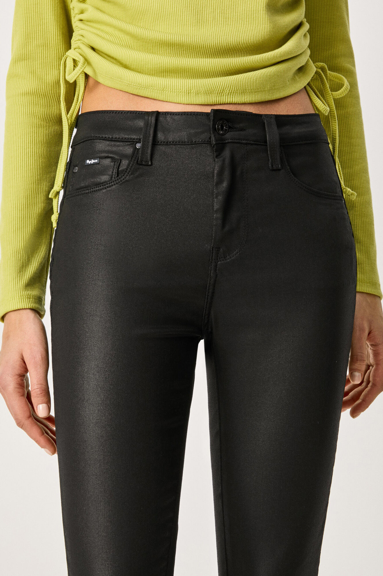 Calça jeans Regent Skinny Fit de cintura alta