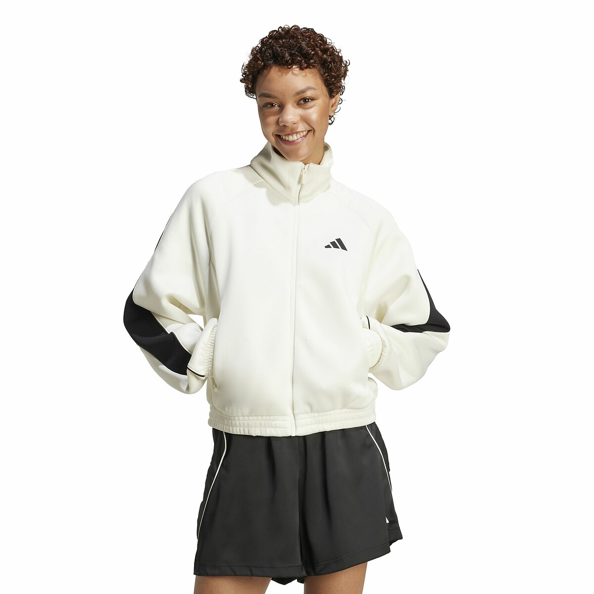 ADIDAS ROUPAS ESPORTIVAS<br>Jaqueta, corte reto