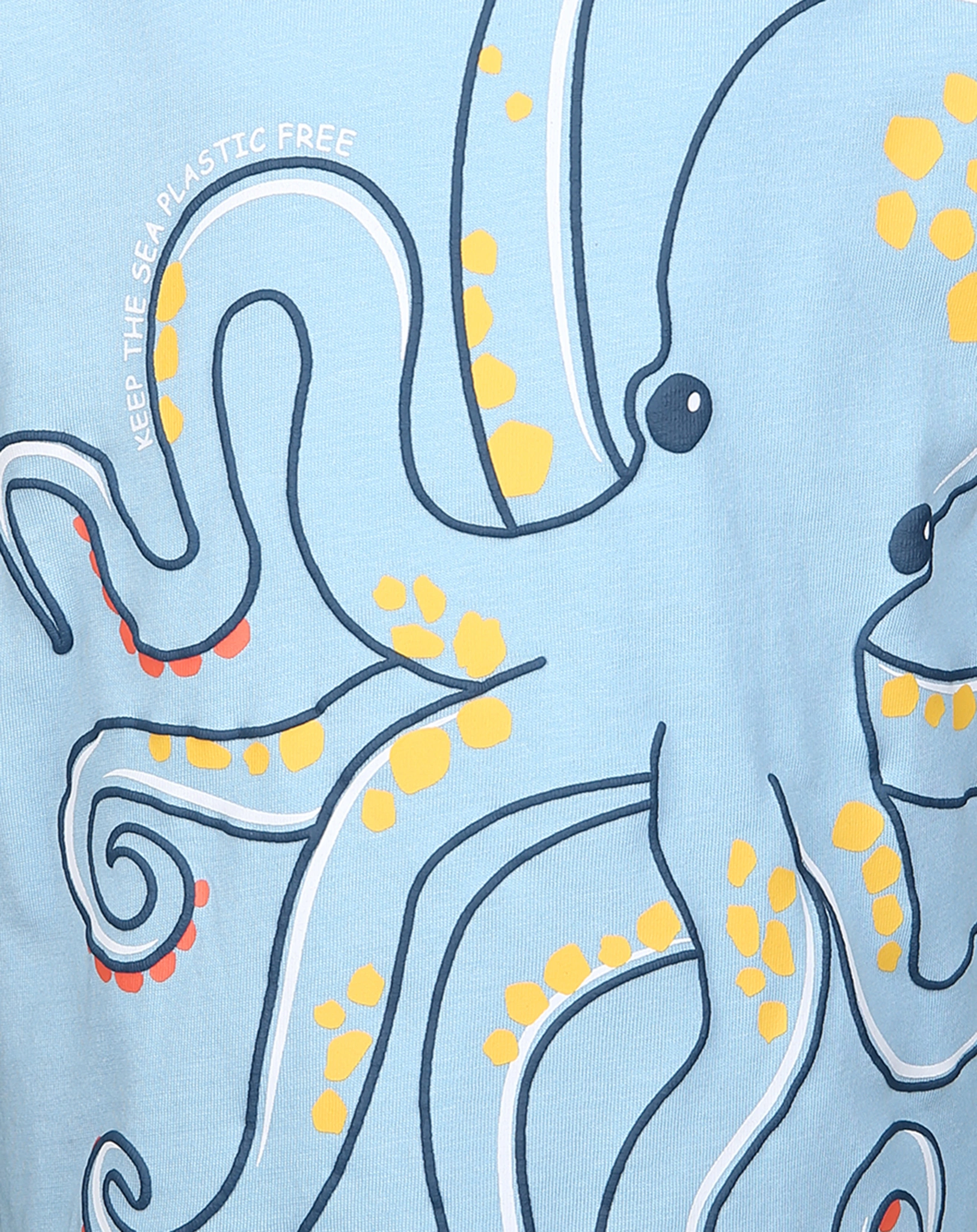 T-Shirt RIESENKRAKE in hellblau