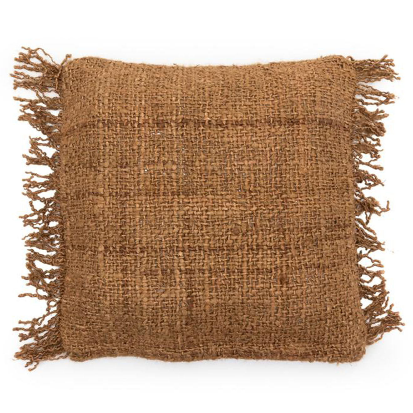 Bazar Bizar Housse de coussin Oh My Gee marron - 40x40 cm