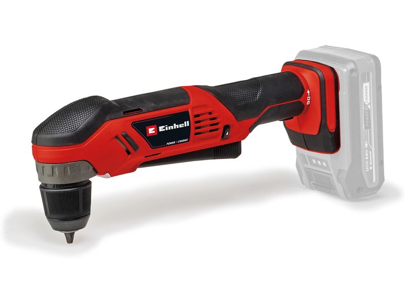 Einhell Bohrmaschine TE-AD 18 Li – Solo Akku-Winkelbohrmaschine mit 10 mm Schnellwechselfutter