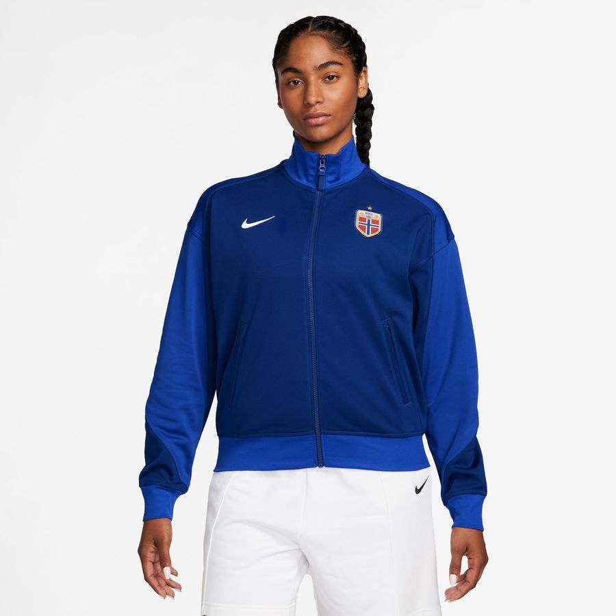 Norvège Veste d'Entraînement Dri-FIT Academy Pro Anthem - Bleu Royal/Bleu/Blanc Femme