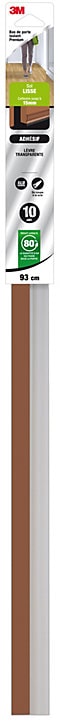 Bas de porte alu sol lisse adhésif Premium marron 93 cm 3M