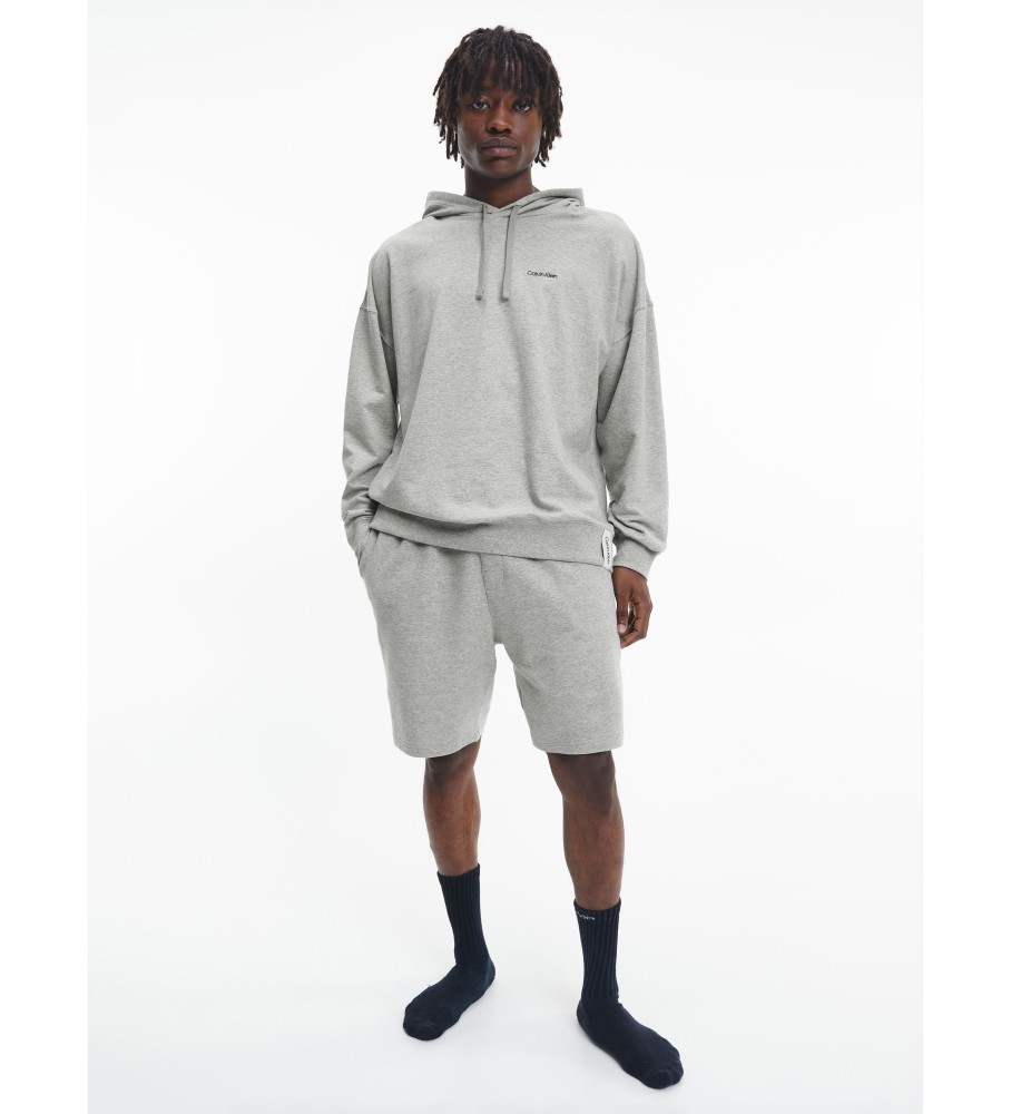 Calções Calvin Klein Modern Cotton cinzentos