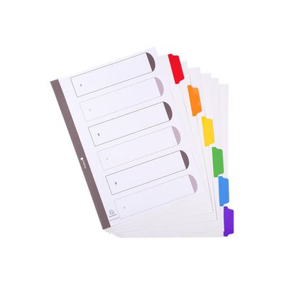 Exacompta Nature Future - Intercalaire 6 positions - A4 - carte blanche