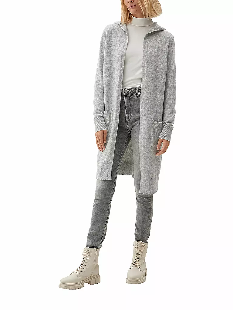 S.OLIVER Cardigan grau