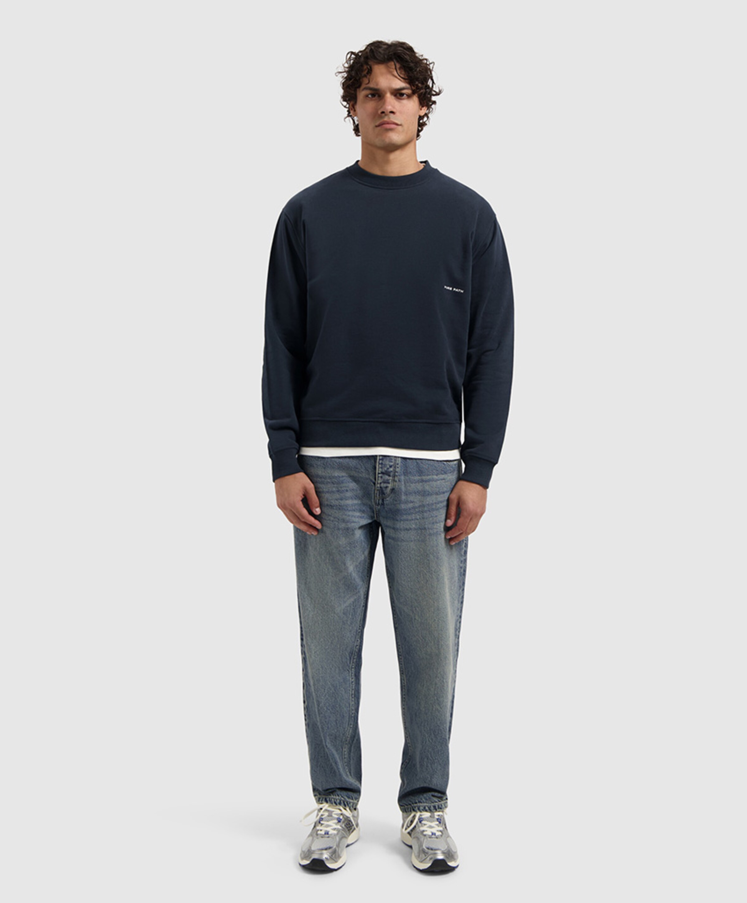 Pure Path Heren sweater blauw
