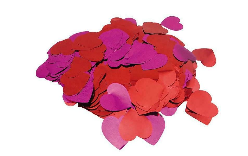 Streudeko Herzen 50 g, Rot/PinkKreativ mit Rico Design