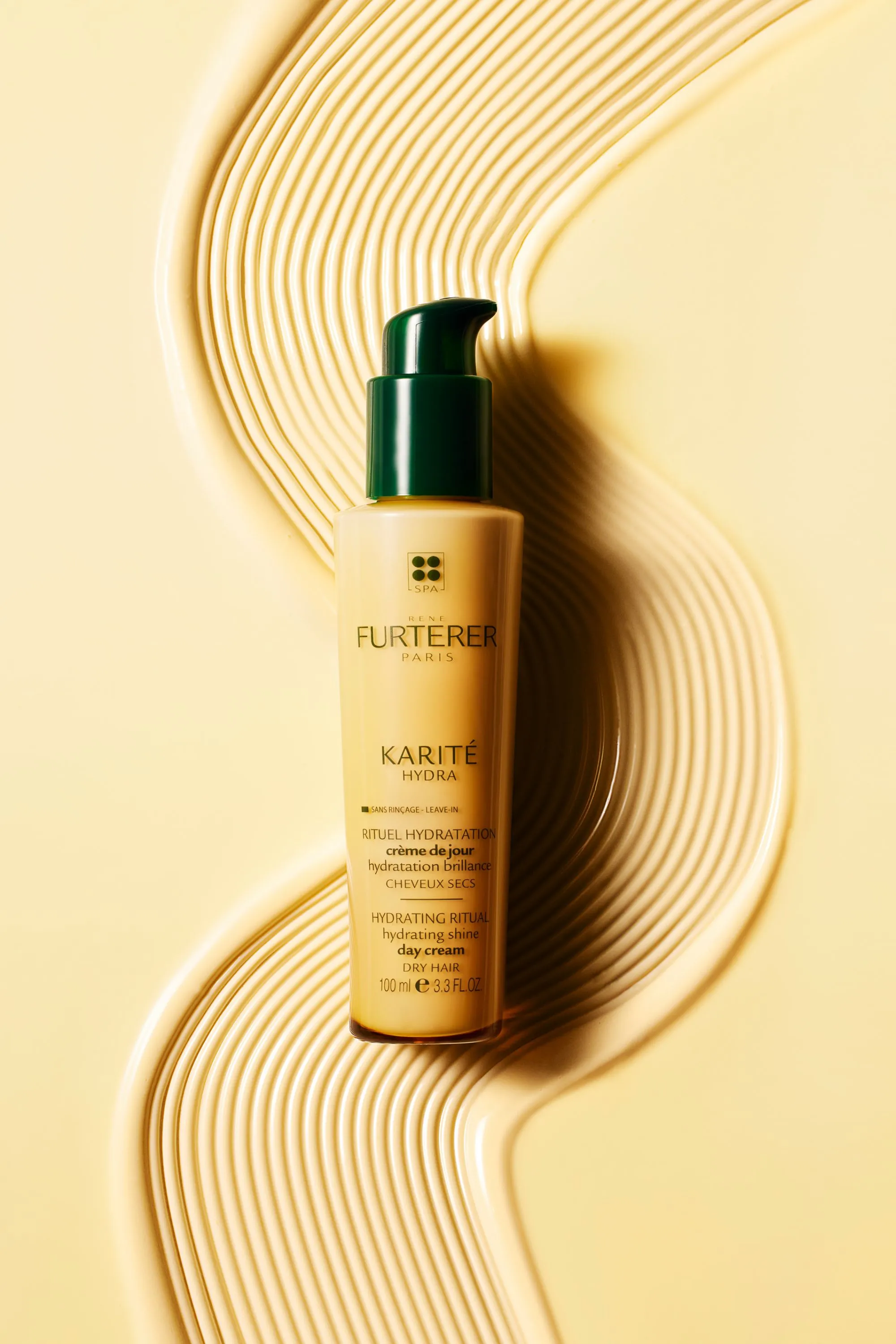 René Furterer Crème de jour hydratante sans rinçage pour cheveux secs Karité Hydra-100 ml