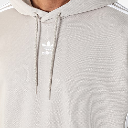 Sweat Capuche A Bandes Cutline IM4518 Beige