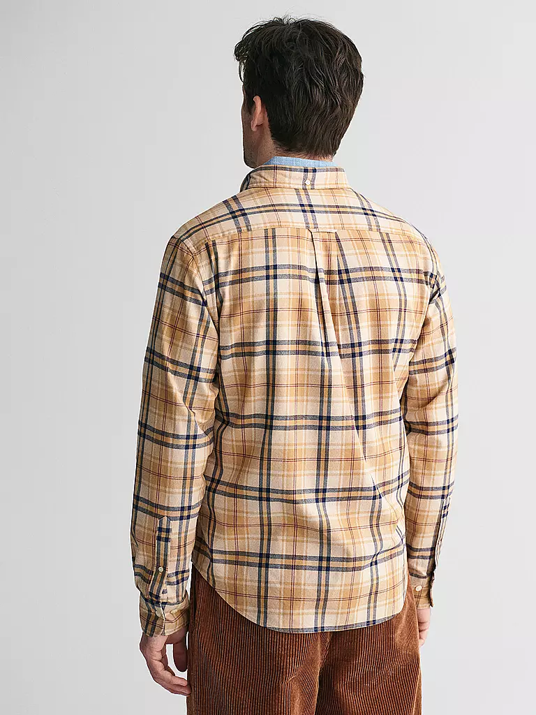 GANT Flanellhemd  senf