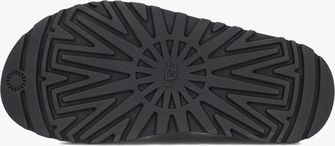 zwarte ugg platte sandalen w goldenglow