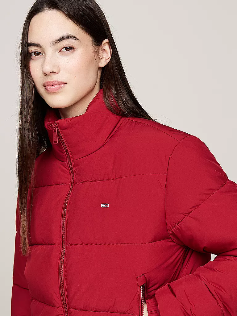 TOMMY JEANS Steppjacke rot