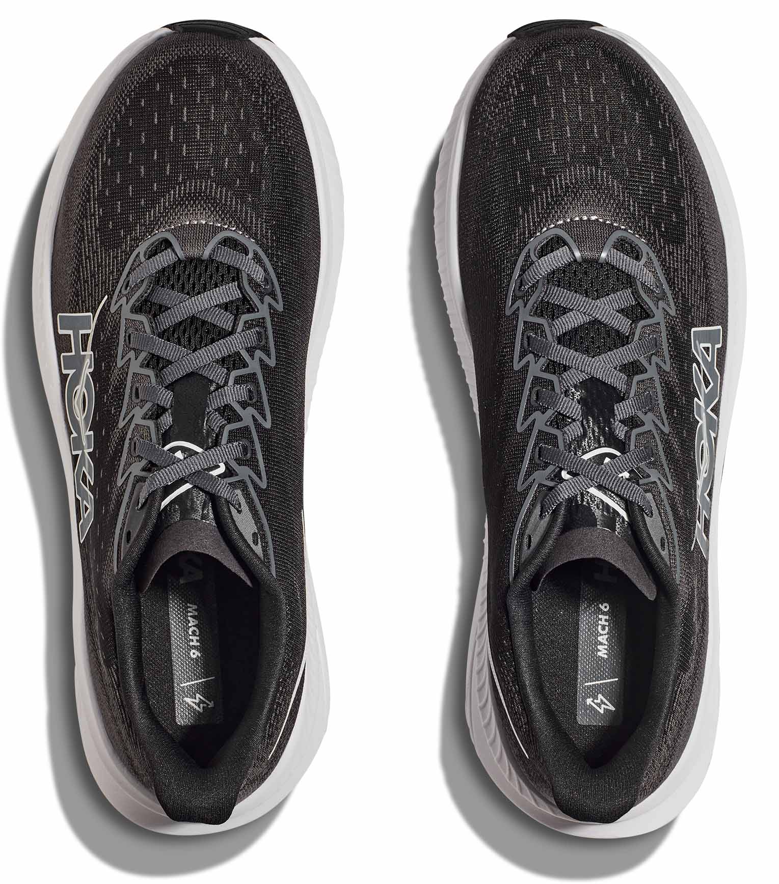 Mach 6 Wide Herre Black/White