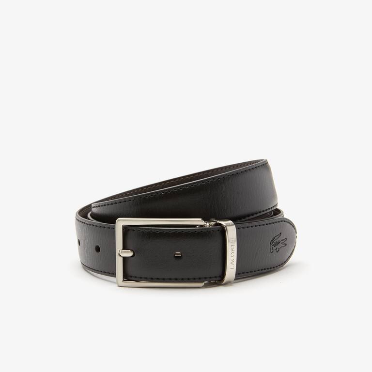 Coffret ceinture homme Lacoste avec 2 boucles ardillon Ceintures - Noir - Lacoste - Homme