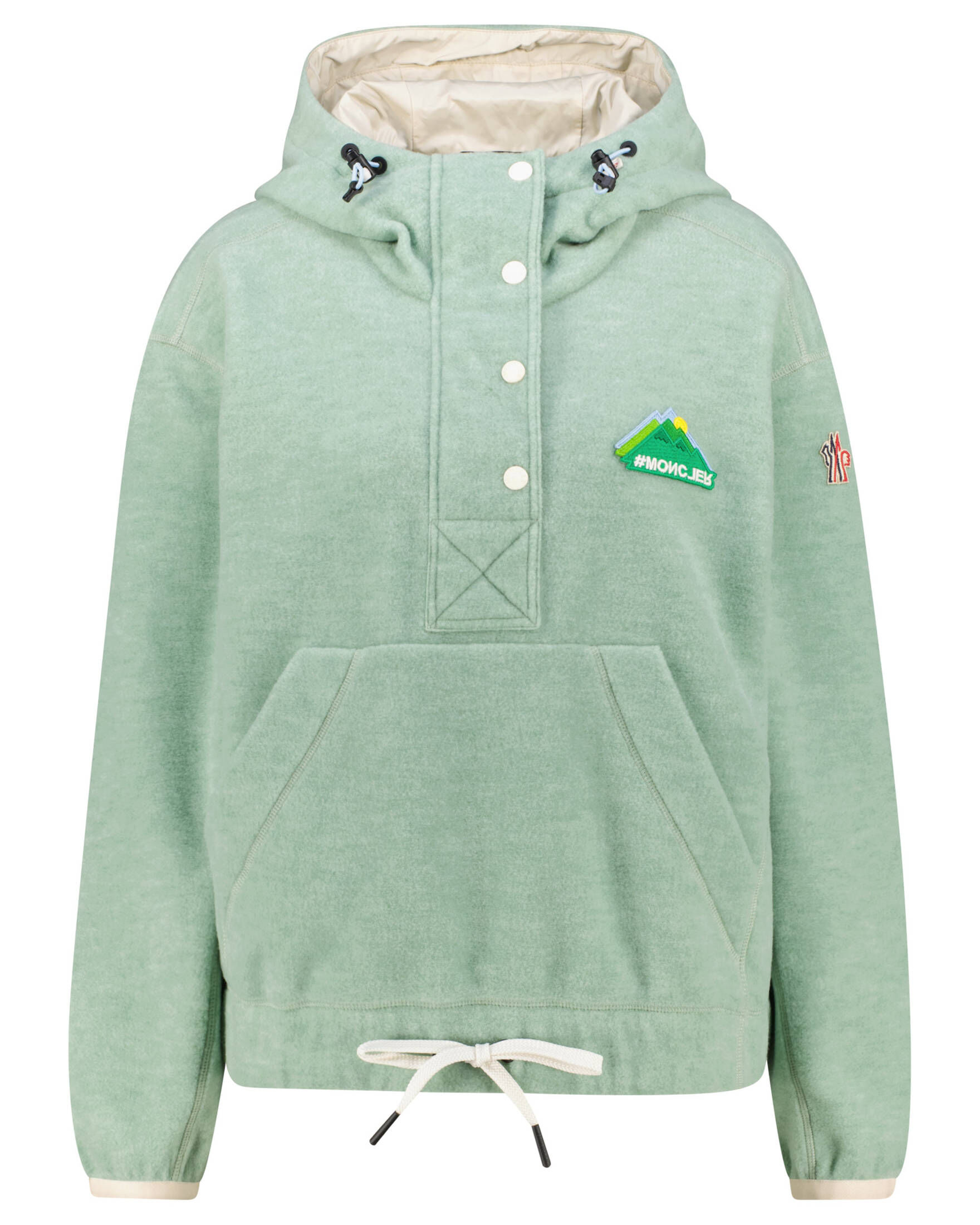 Moncler Grenoble| Damen Fleece-Hoodie mit Wolle