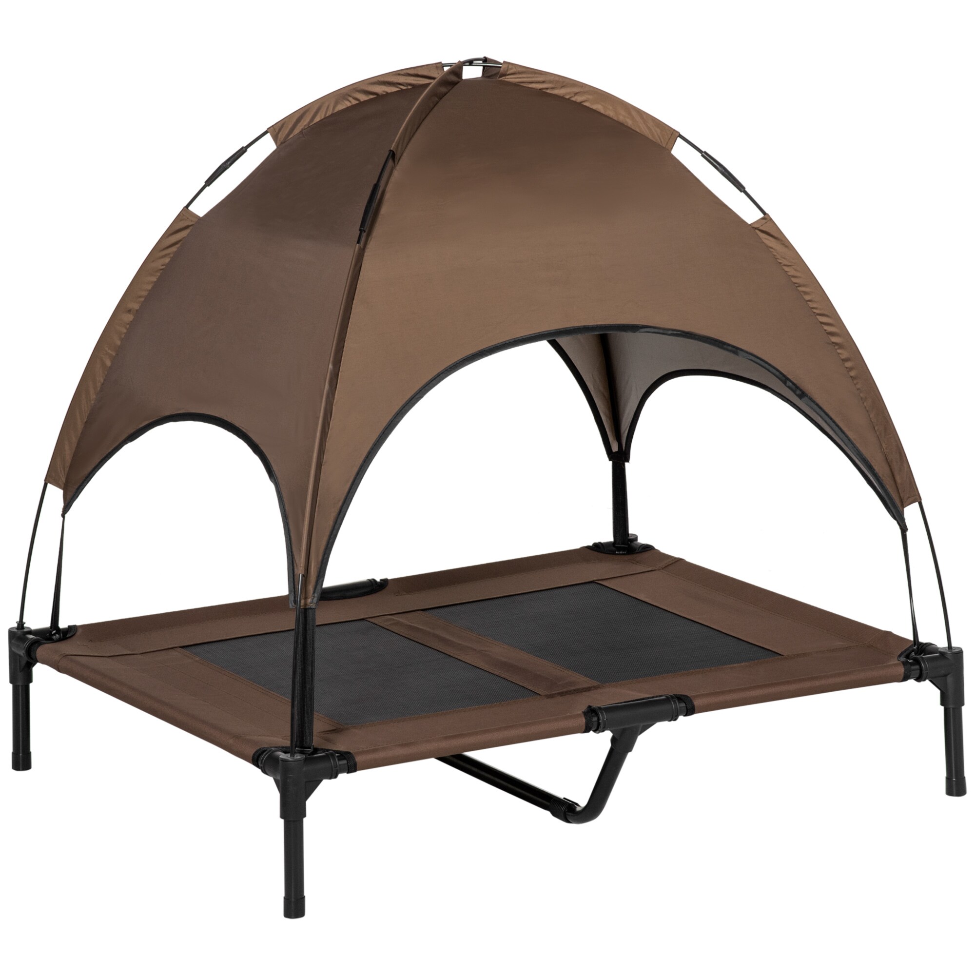 PawHut Haustierbett mit Baldachin 92 x 76 x 90 cm (LxBxH)