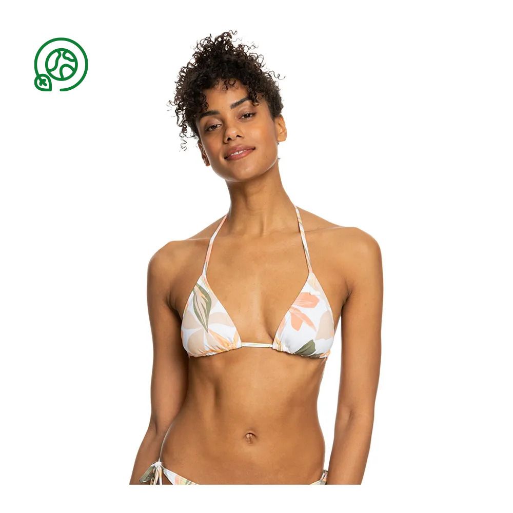 Roxy PRINTED BEACH CLASSICS - Haut de maillot de bain Femme bright white subtly