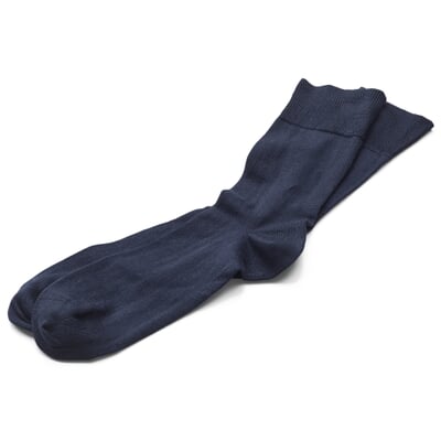 Unisex-Baumwollsocke, Blau
