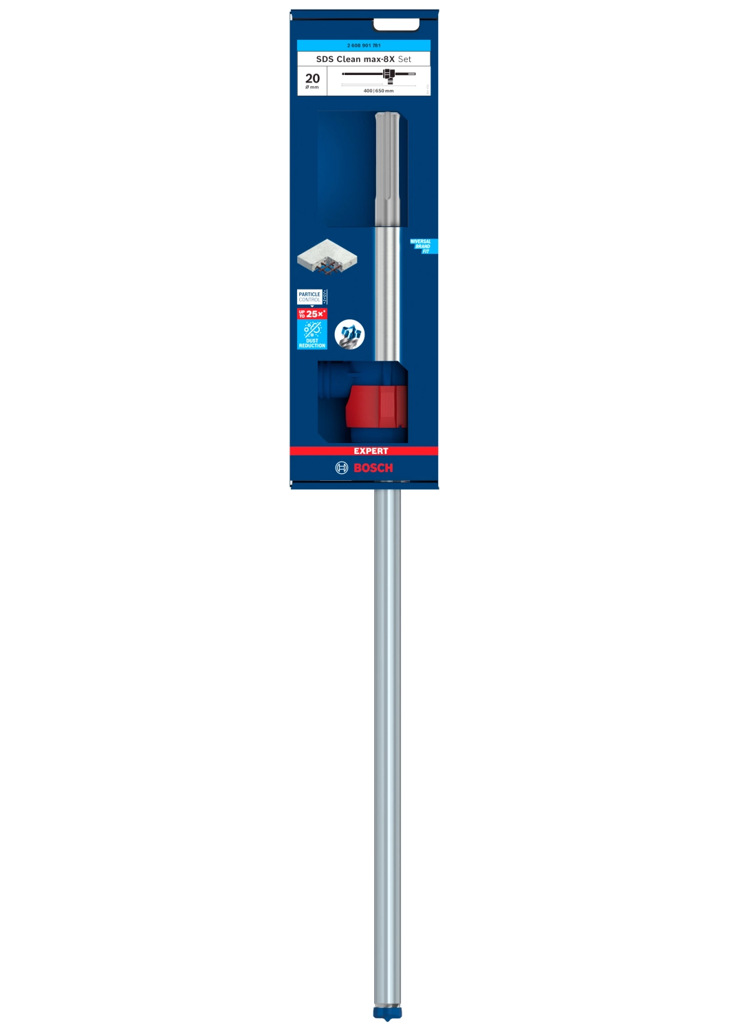 Bosch 2608901781 EXPERT Hamerboor SDS Clean SDS Max-8X - 20x400x650mm met connector