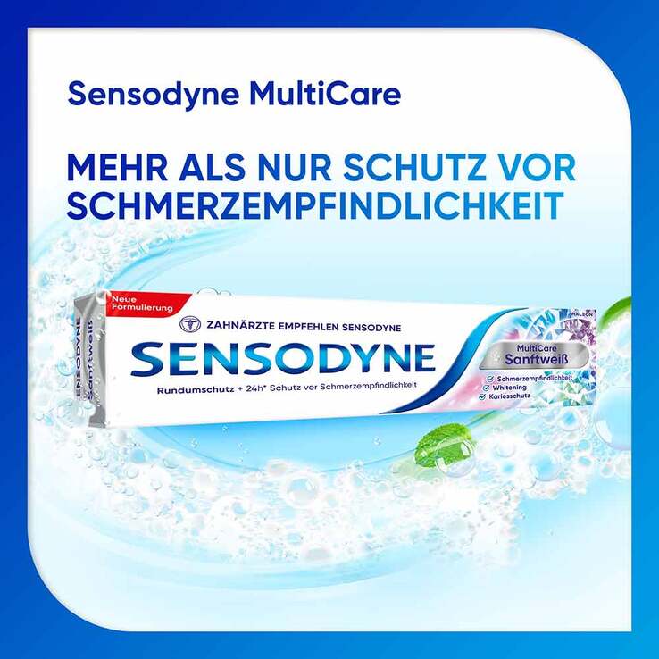 Sensodyne Multicare Sanftweiß Zahnpasta, 75 ml