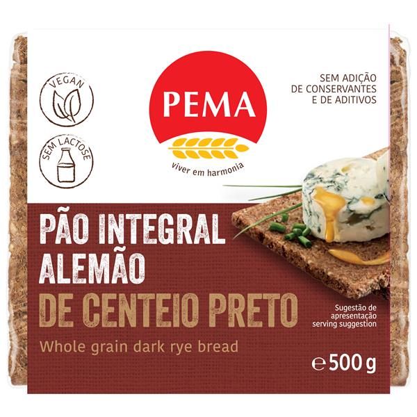 Pão Alemão Integral De Centeio Preto