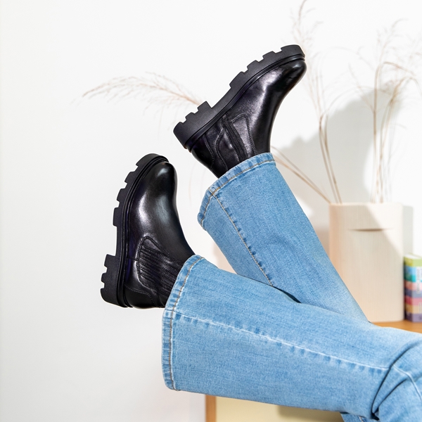 Hush Puppies leren dames chelsea boots