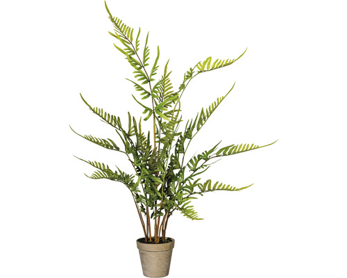 Kunstmatige harde varenplant, hoogte: 80 cm, groen