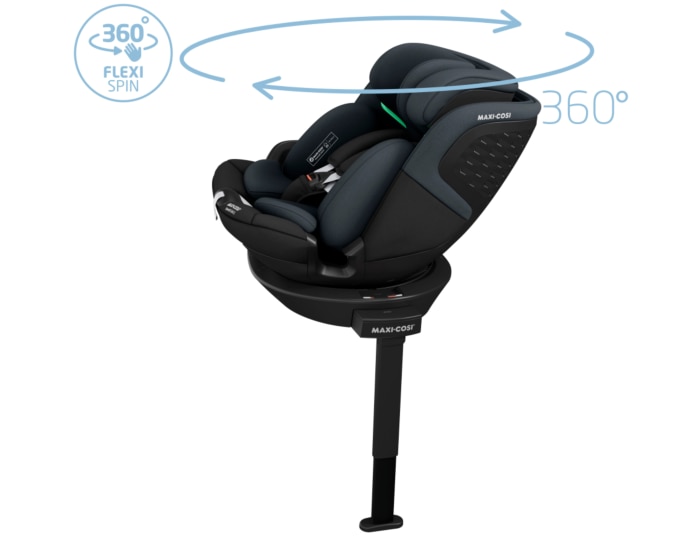 Emerald 360 S 0 - 12 Y  40 - 150 cm  0 - 36 kg    Wächst mit deinem Kind mit |    FlexiSpin-Drehung um 360° |    Bequeme Liegepositionen |    G-CELL Seitenaufprallschutz |