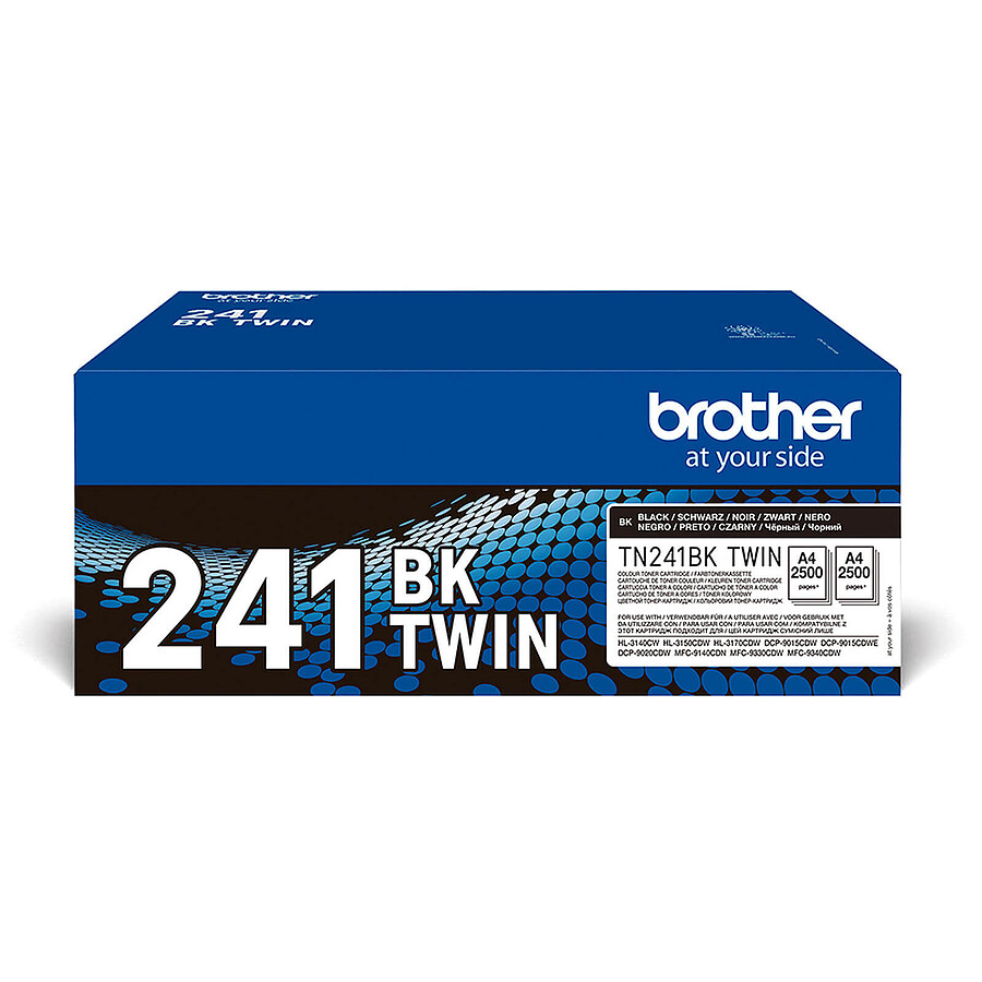 Brother TN-241BK - Noir Pack Duo
