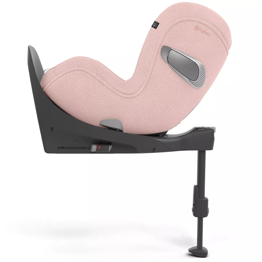 cybex PLATINUM Reboarder Sirona T I-Size Peach Pink Plus mit Basisstation Base T