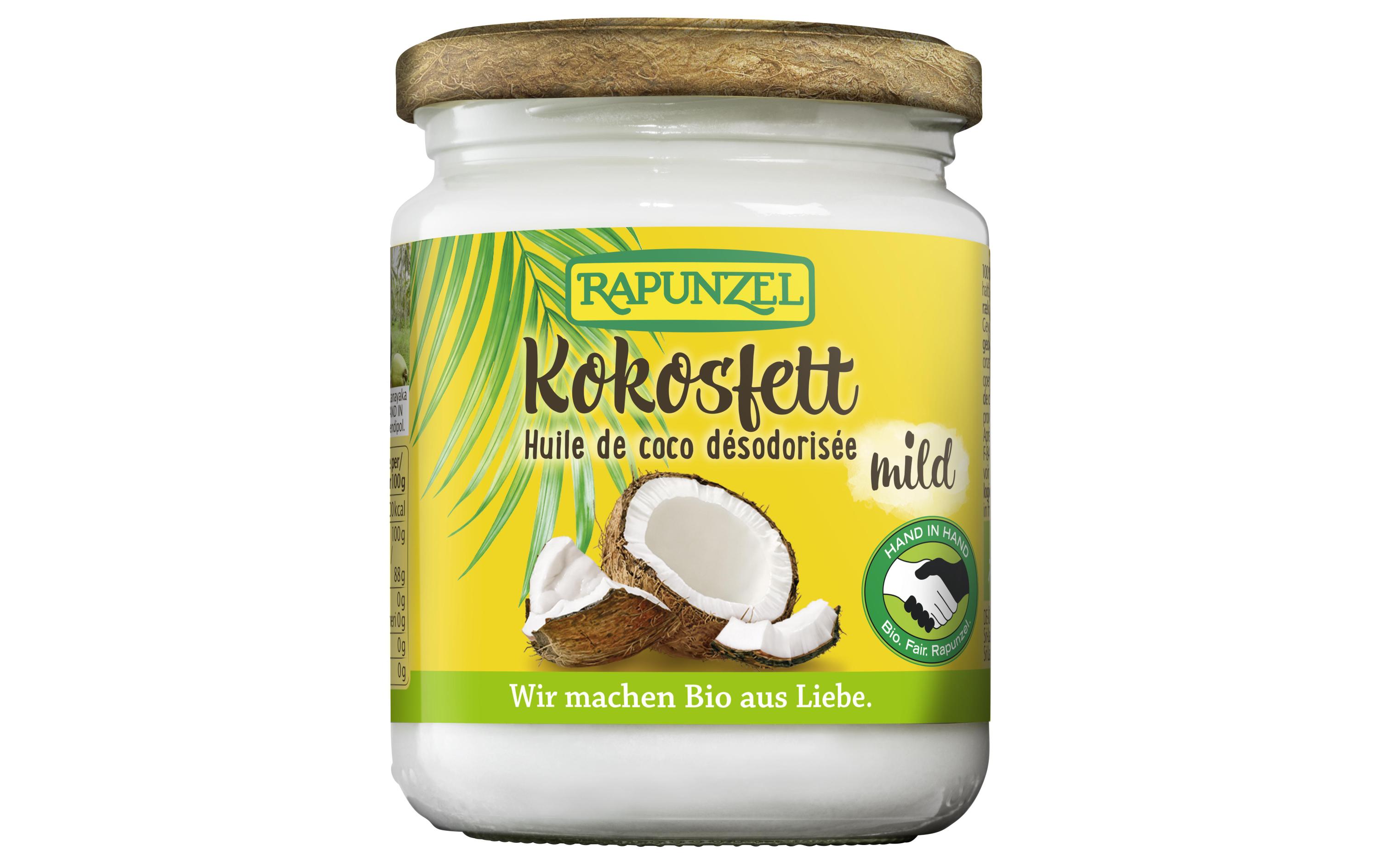 Bio Kokosfett mild 200 gAromatisches Speisefett aus Kokosnuss