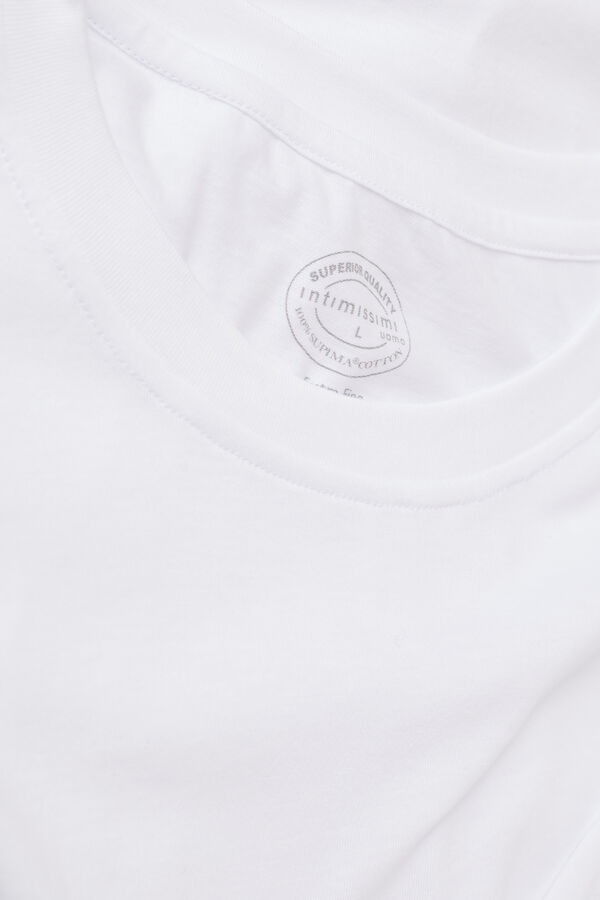 Camiseta de corte reto em algodão extrafino Supima®