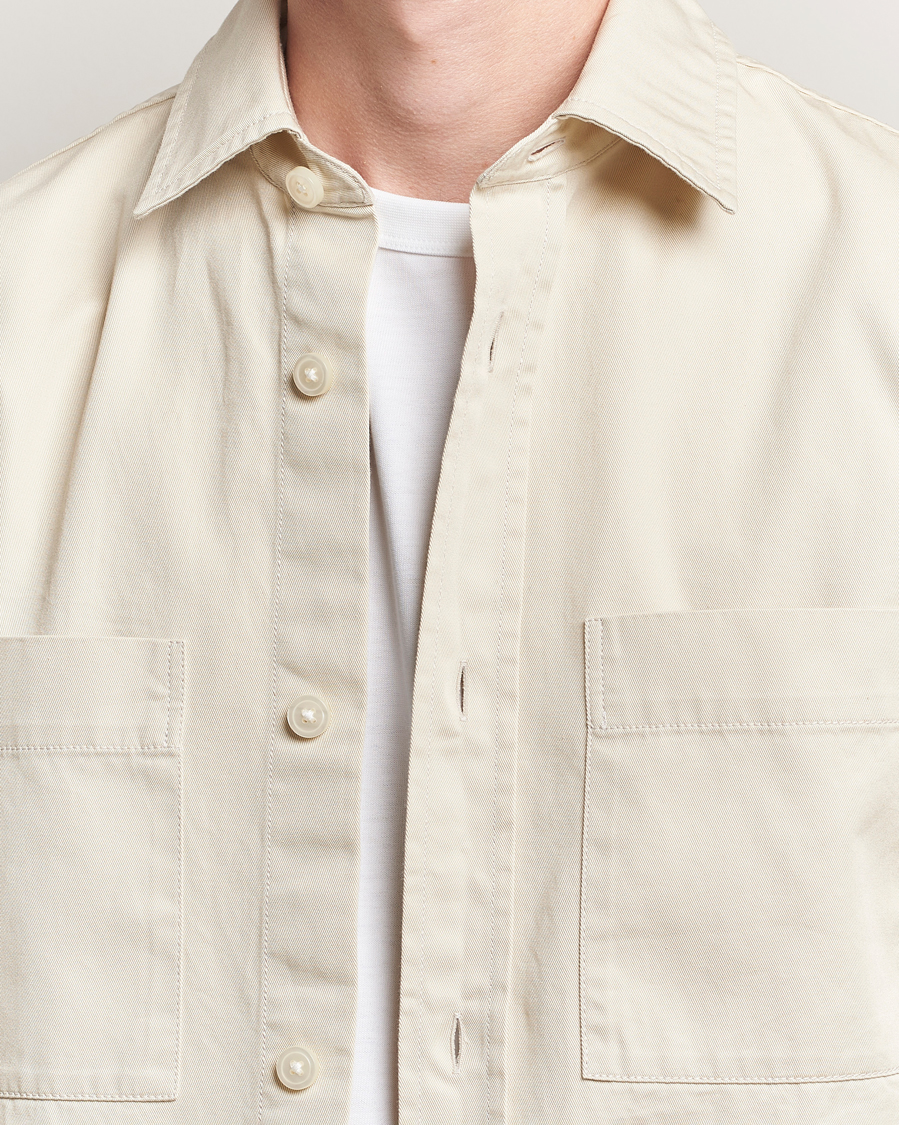 BOSS BLACK Owen Overshirt Open White
