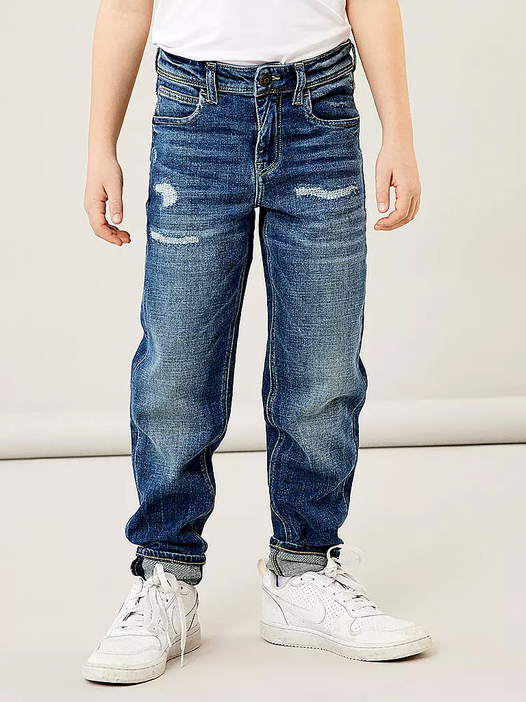 NAME IT Jungen Jeans Slim Fit NKMSILAS  blau