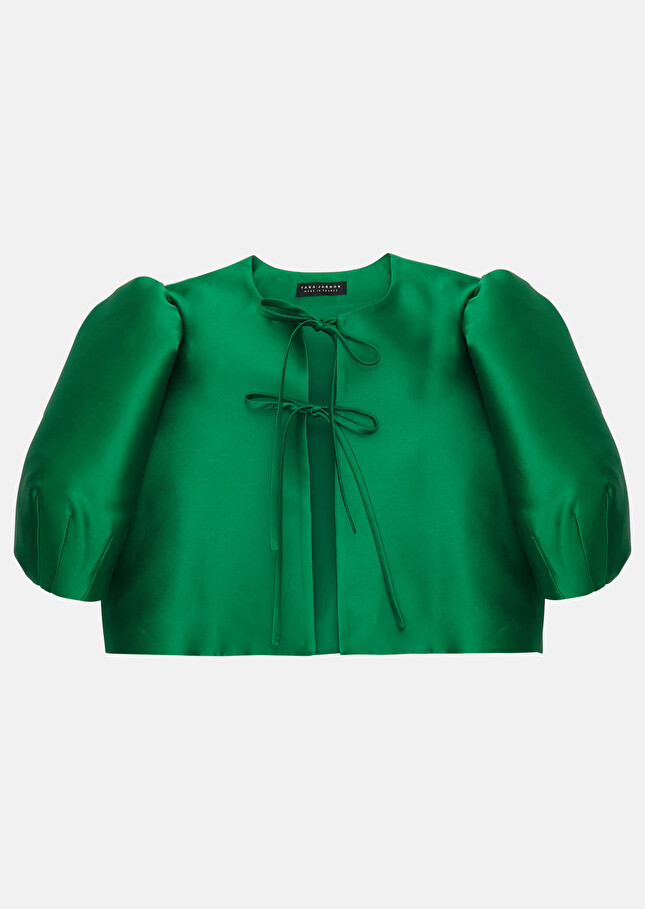 Veste Valentineverte en satin
