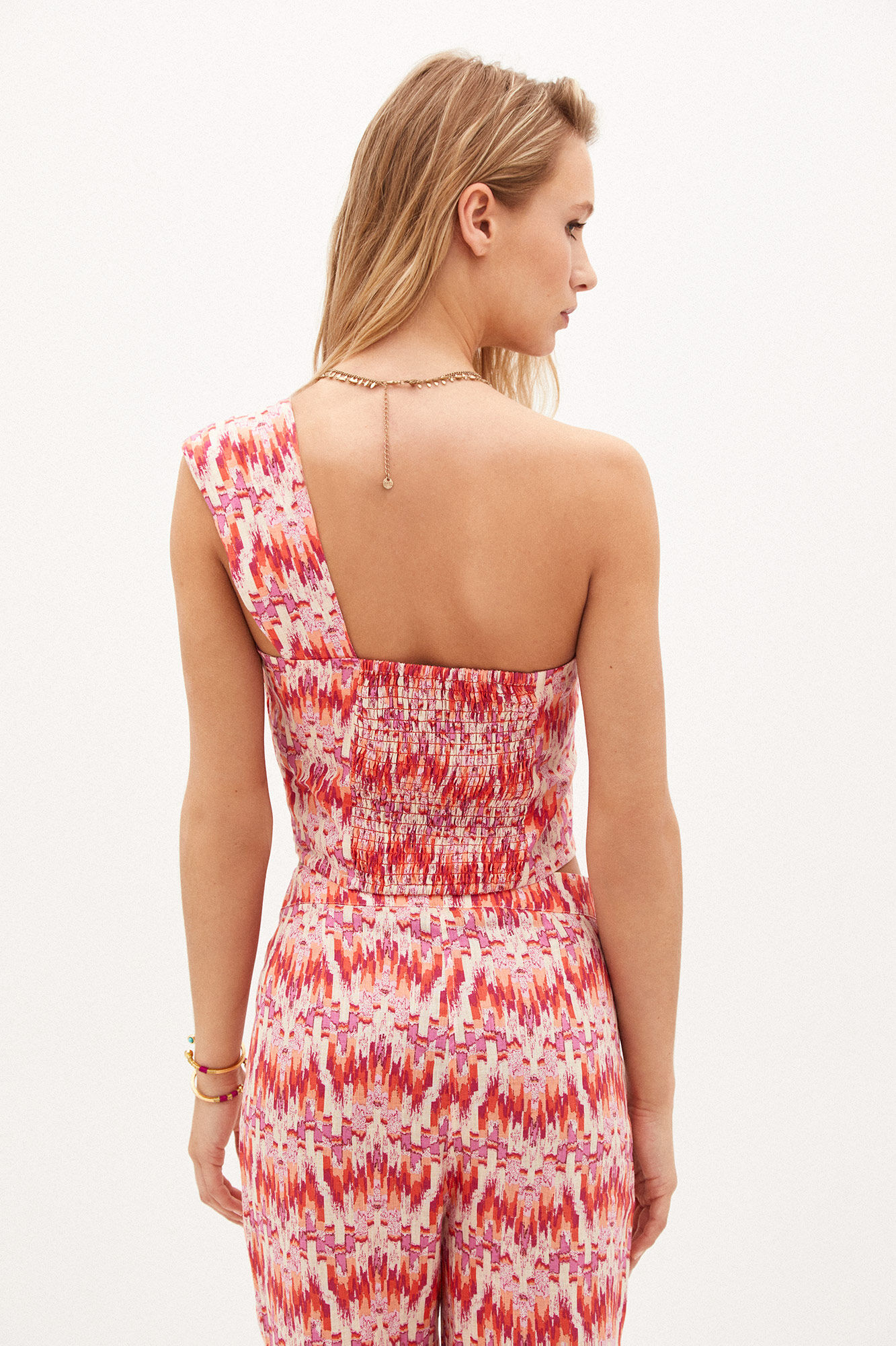 Gladys. Blusa Assimétrica Estampada - Diversas Cores