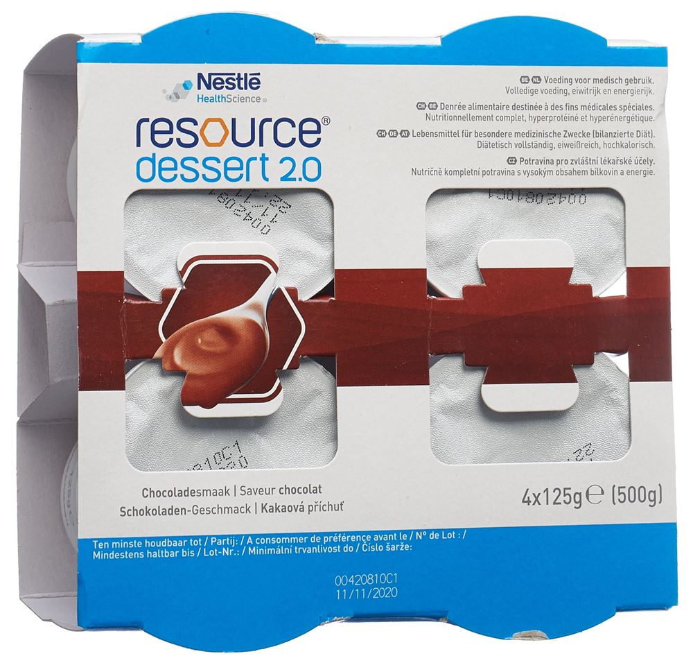 RESOURCE Dessert 2.0 Schokolade Cups 125 g