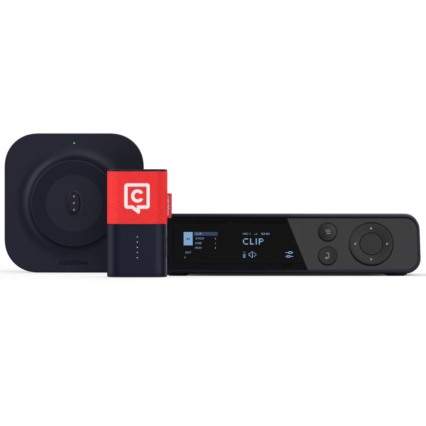 Catchbox Plus System 2 channel 1 Clip draadloze dasspeldmicrofoon