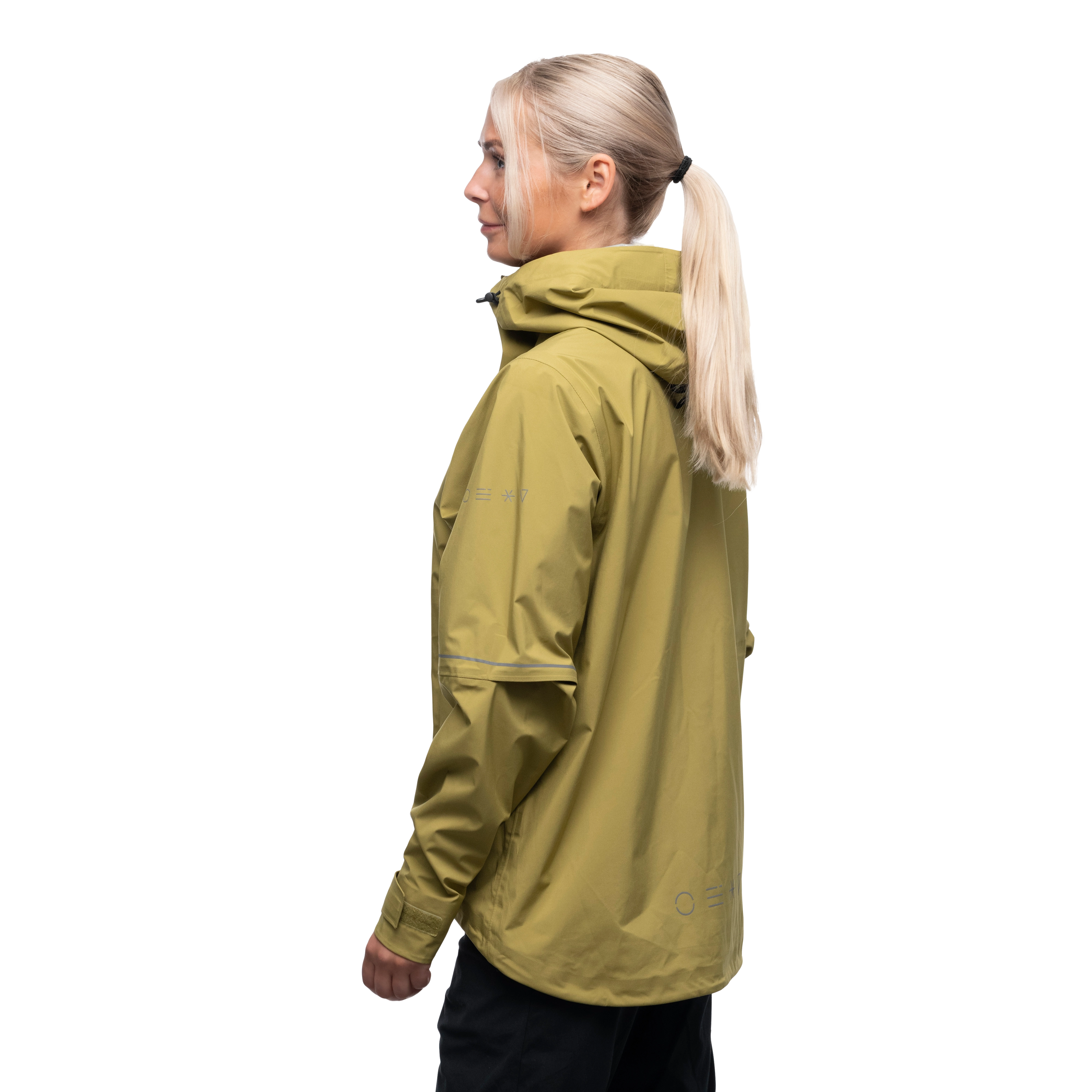 Oslo Urban Rain Shell Jacket Women Olive Green