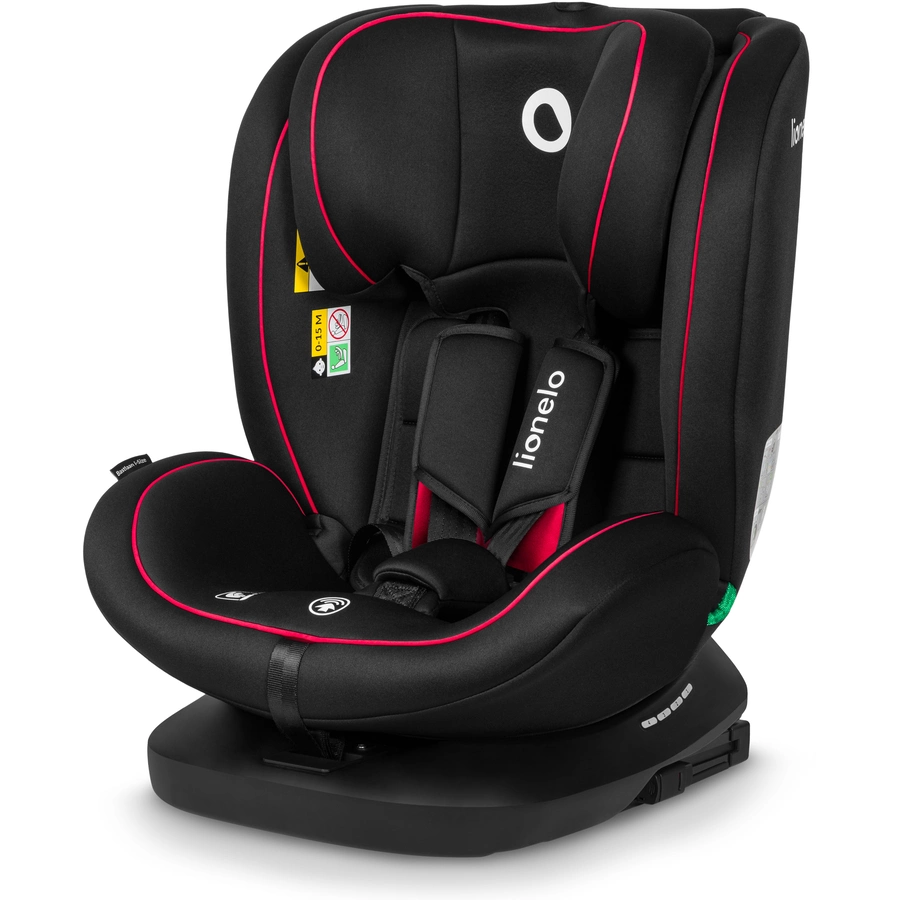 lionelo Kindersitz Bastiaan i-Size Black Red