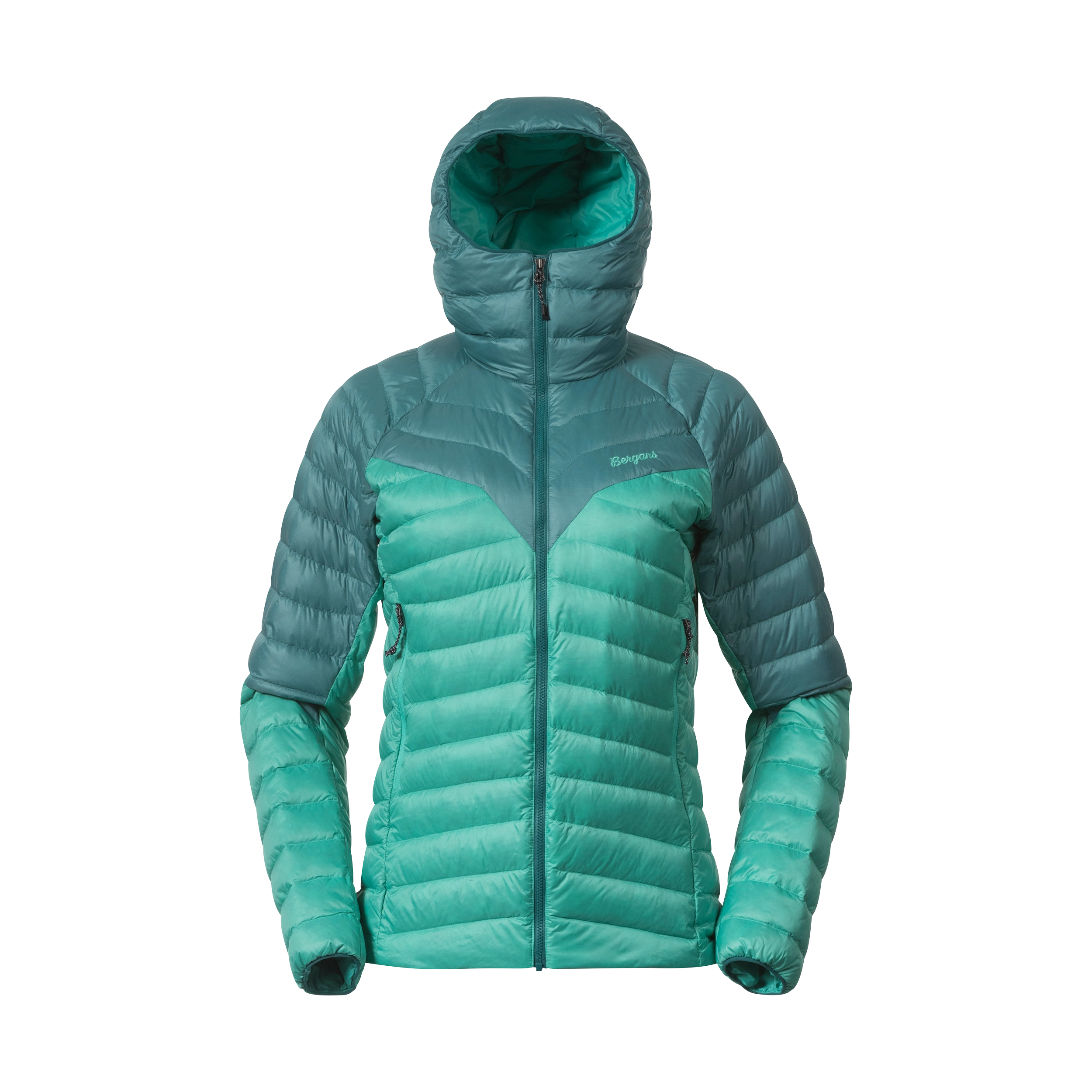 Tind Light Down Jacket Hood Women Light Malachite Green / Malachite Green