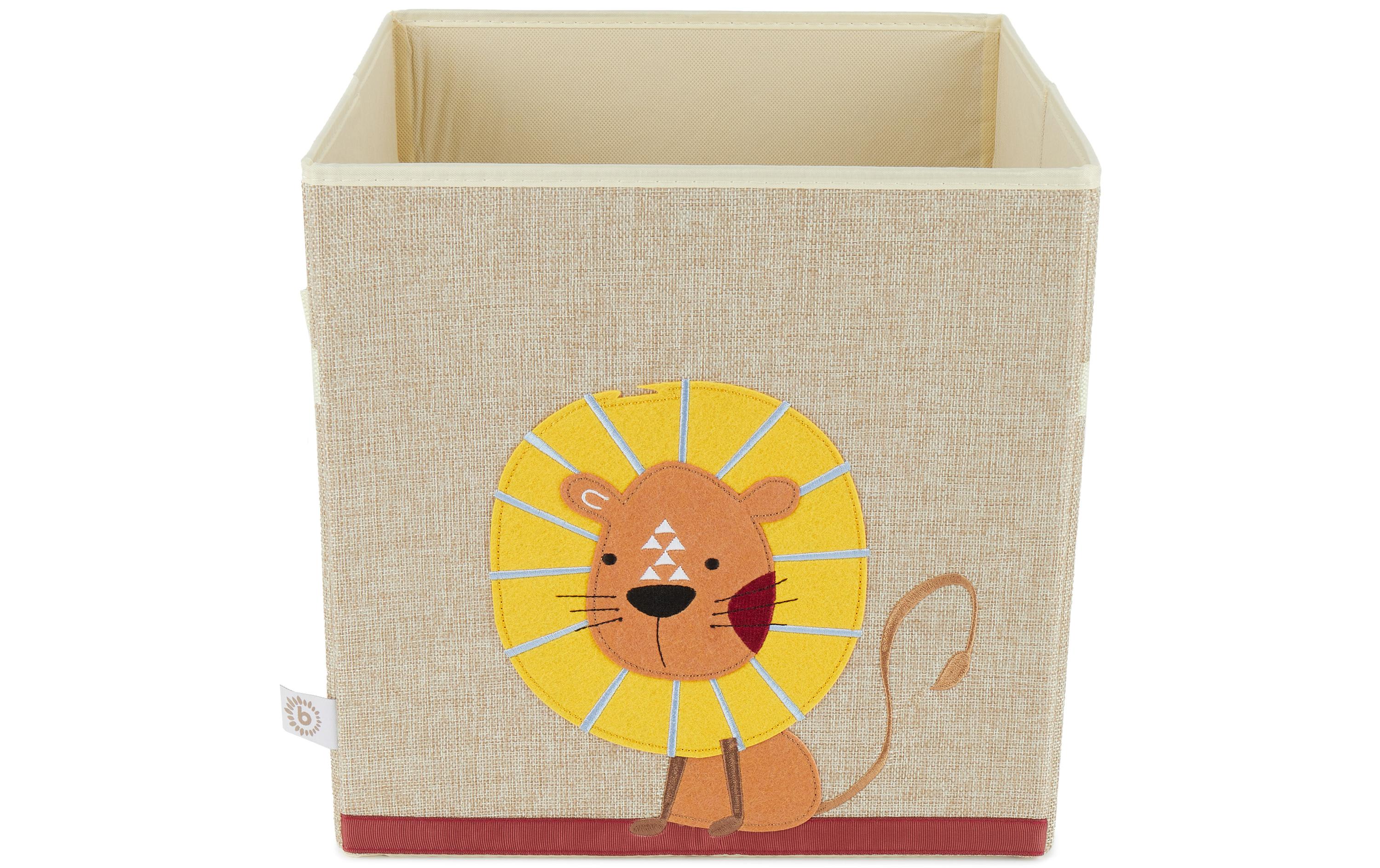 Spielzeugbox Löwe 32 x 32 x 32 cmAufbewahrungsbox für Spielzeuge